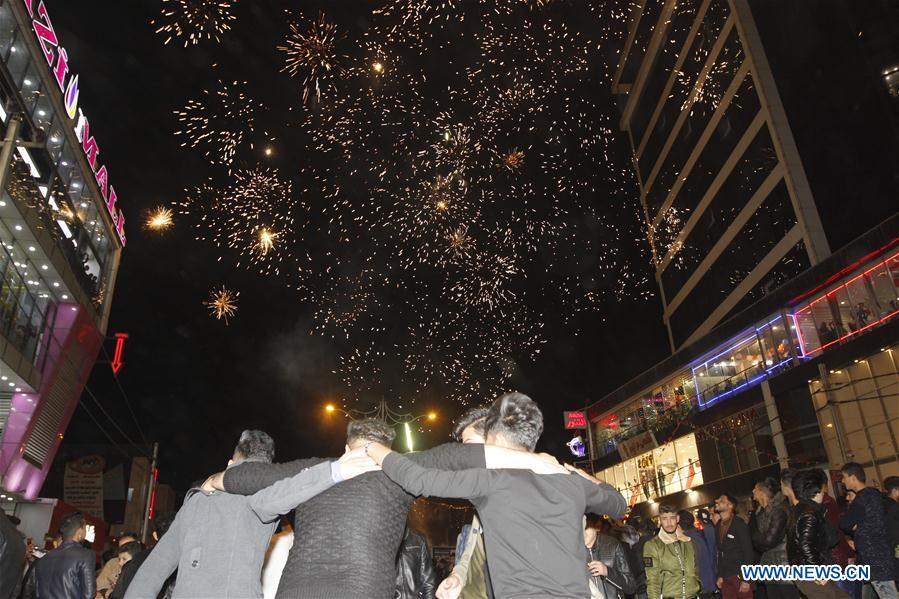 IRAQ-KIRKUK-NEW YEAR-CELEBRATION