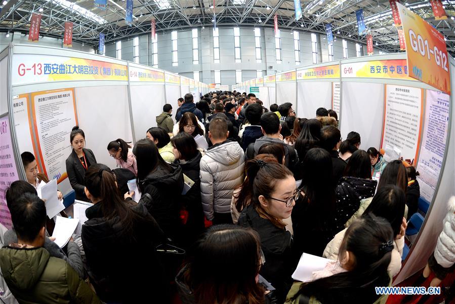 CHINA-XI'AN-COLLEGE GRADUATES-JOB FAIR (CN)