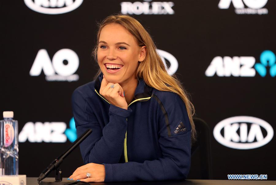 (SP)AUSTRALIA-MELBOURNE-TENNIS-AUSTRALIAN OPEN-CAROLINE WOZNIACKI