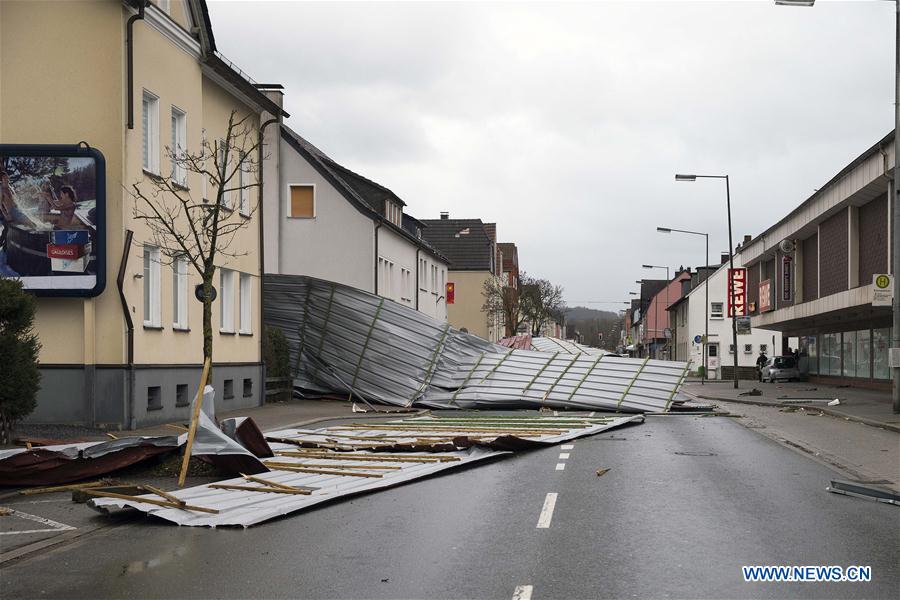 GERMANY-MENDEN-STORM-FRIEDERIKE