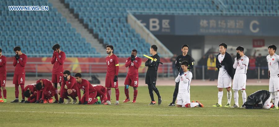 (SP)CHINA-CHANGZHOU-SOCCER-AFC U23 CHAMPIONSHIP-SEMIFINAL-QATAR VS VIETNAM (CN)