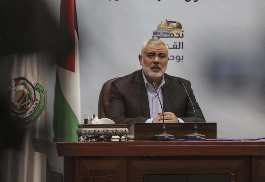 MIDEAST-GAZA CITY-HAMAS-HANIYEH-"NEW PALESTINIAN STRATEGY"