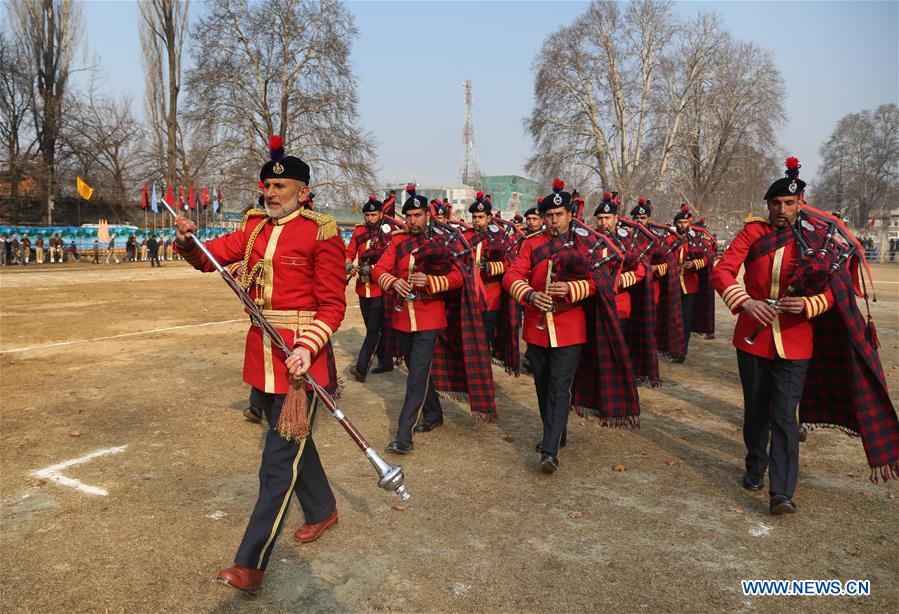 INDIA-KASHMIR-SRINAGAR-REPUBLIC DAY-PARADE-REHEARSAL 