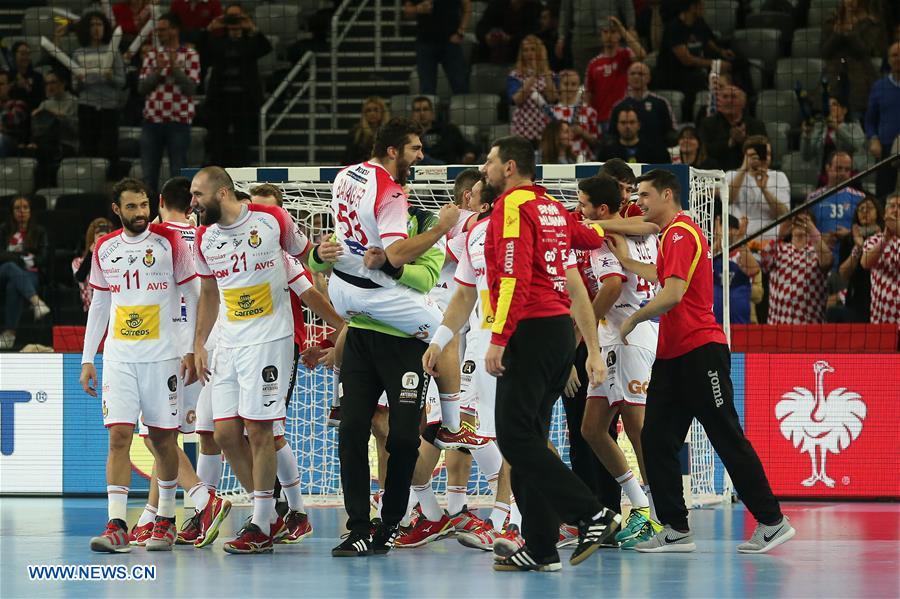 (SP)CROATIA-ZAGREB-HANDBALL-EHF EURO 2018-SEMIFINAL-ESP VS FRA