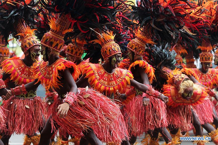 PHILIPPINES-ILOILO-ANNUAL DINAGYANG FESTIVAL