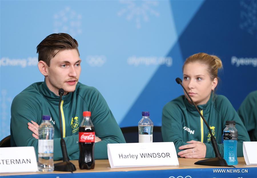 (SP)OLY-SOUTH KOREA-PYEONGCHANG-AUSTRALIA-FIGURE SKATING-PRESS CONFERENCE