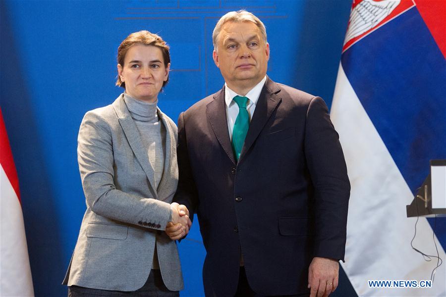 HUNGARY-BUDAPEST-SERBIA-HUNGARY-PM-PRESS CONFERENCE