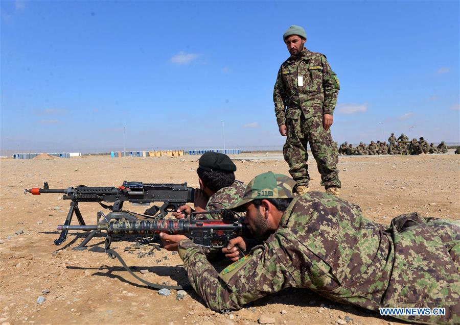 AFGHANISTAN-KANDAHAR-MILITARY TRAINING