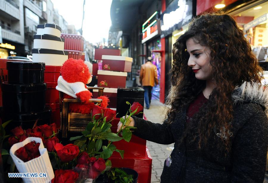 SYRIA-DAMASCUS-VALENTINE'S DAY