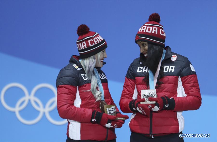 (SP)OLY-SOUTH KOREA-PYEONGCHANG-BOBSLEIGH-WOMEN-MEDAL CEREMONY