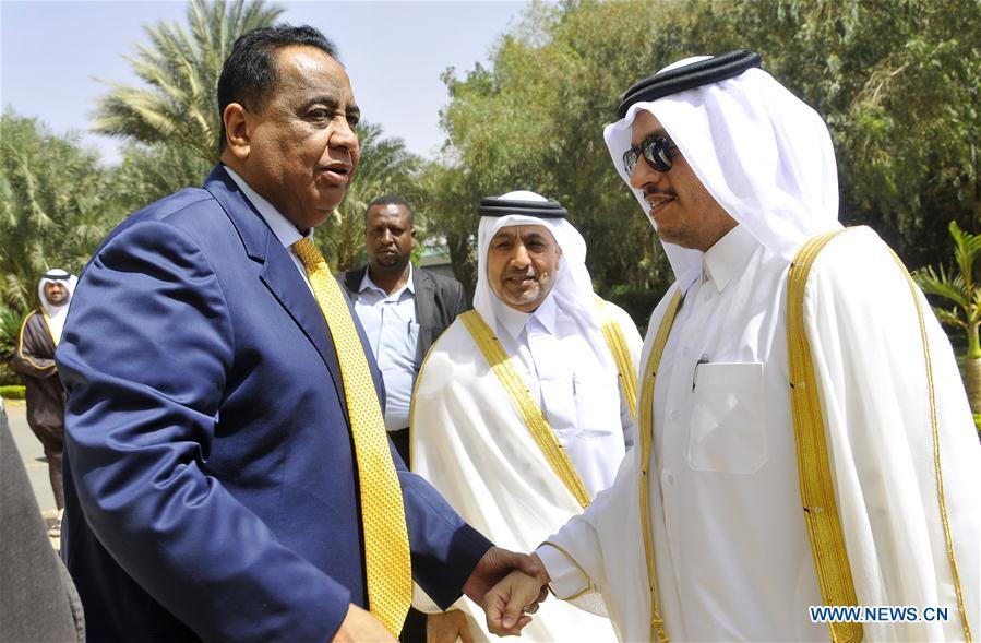 SUDAN-KHARTOUM-QATAR-MEETING