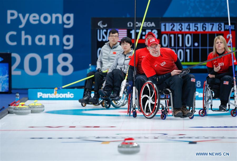 (SP)OLY-PARALYMPIC-SOUTH KOREA-PYEONGCHANG-WHEELCHAIR CURLING