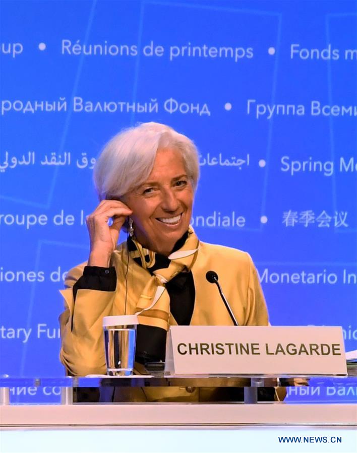 U.S.-WASHINGTON D.C.-IMF-WORLD BANK-PRESS CONFERENCE-LAGARDE