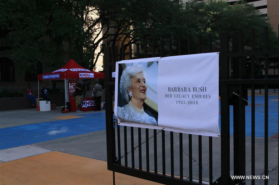 U.S.-HOUSTON-BARBARA BUSH-COMMEMORATION