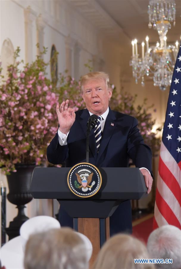 U.S.-WASHINGTON D.C.-FRANCE-TRUMP-MACRON-PRESS CONFERENCE