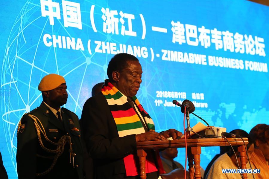 ZIMBABWE-HARARE-CHINA-ZHEJIANG-MOU-SIGNING