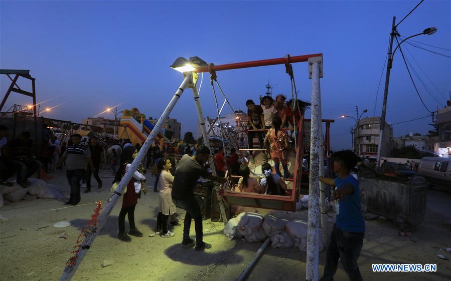 JORDAN-AMMAN-EID AL-FITR-CHILDREN