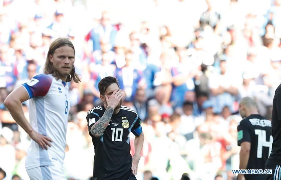 (SP)RUSSIA-MOSCOW-2018 WORLD CUP-GROUP D-ARGENTINA VS ICELAND