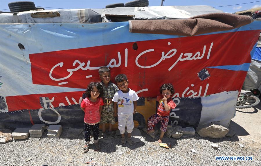 LEBANON-BEKAA VALLEY-BAR ELIAS-SYRIAN REFUGEE CAMP