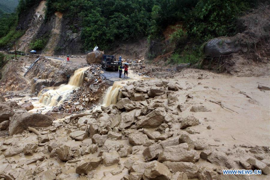 VIETNAM-LAI CHAU-FLOOD-LANDSLIDE