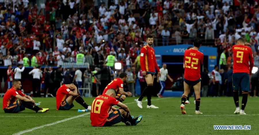 (SP)RUSSIA-MOSCOW-2018 WORLD CUP-ROUND OF 16-SPAIN VS RUSSIA