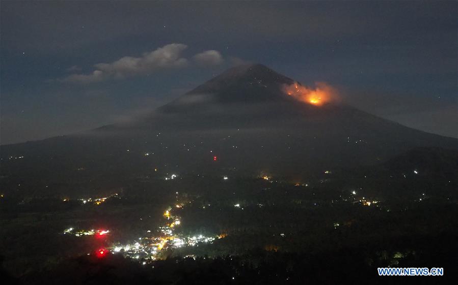 INDONESIA-BALI-MOUNT AGUNG-ERUPTION