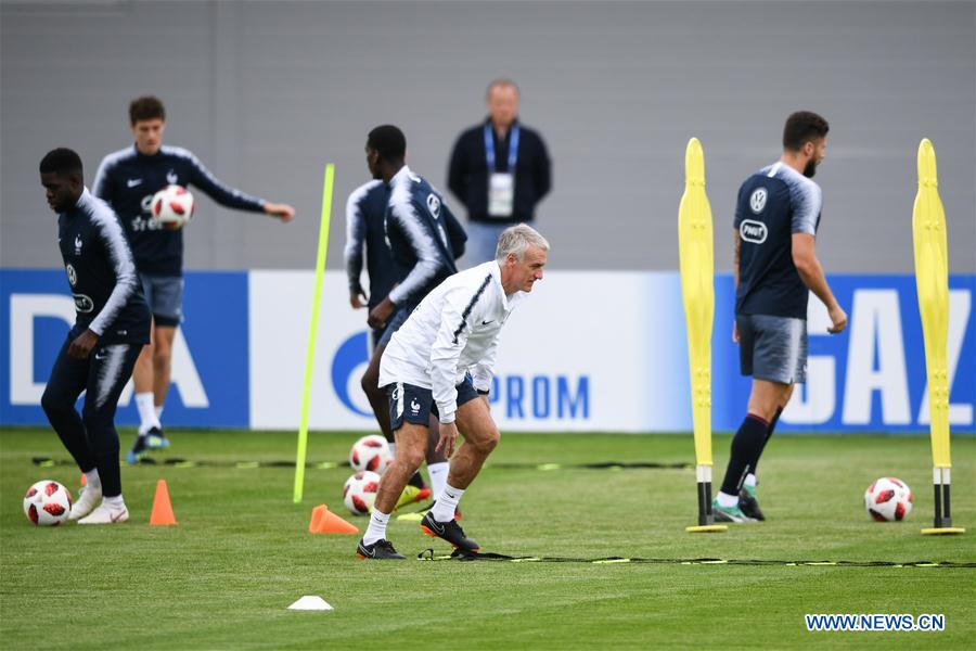 (SP)RUSSIA-MOSCOW-2018 WORLD CUP-FRANCE-TRAINING