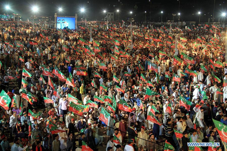 PAKISTAN-KARACHI-PTI-IMRAN KHAN-ELECTION CAMPAIGN