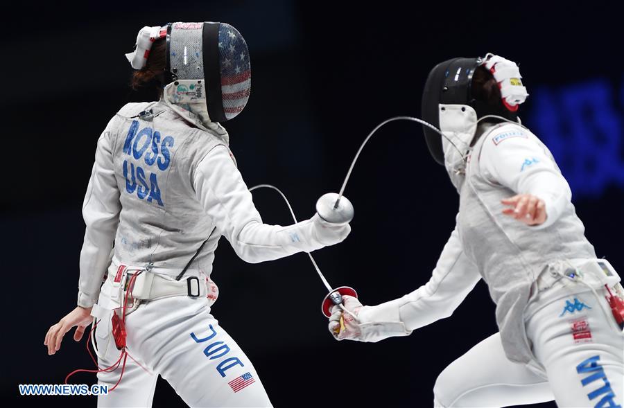 (SP)CHINA-JIANGSU-WUXI-FENCING-WORLD CHAMPIONSHIPS (CN)