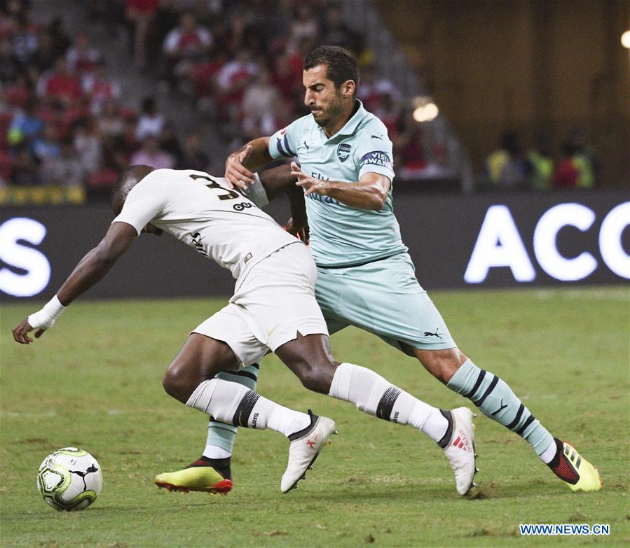 (SP)SINGAPORE-SOCCER-INTERNATIONAL CHAMPIONS CUP-ARSENAL VS PARIS SAINT-GERMAIN