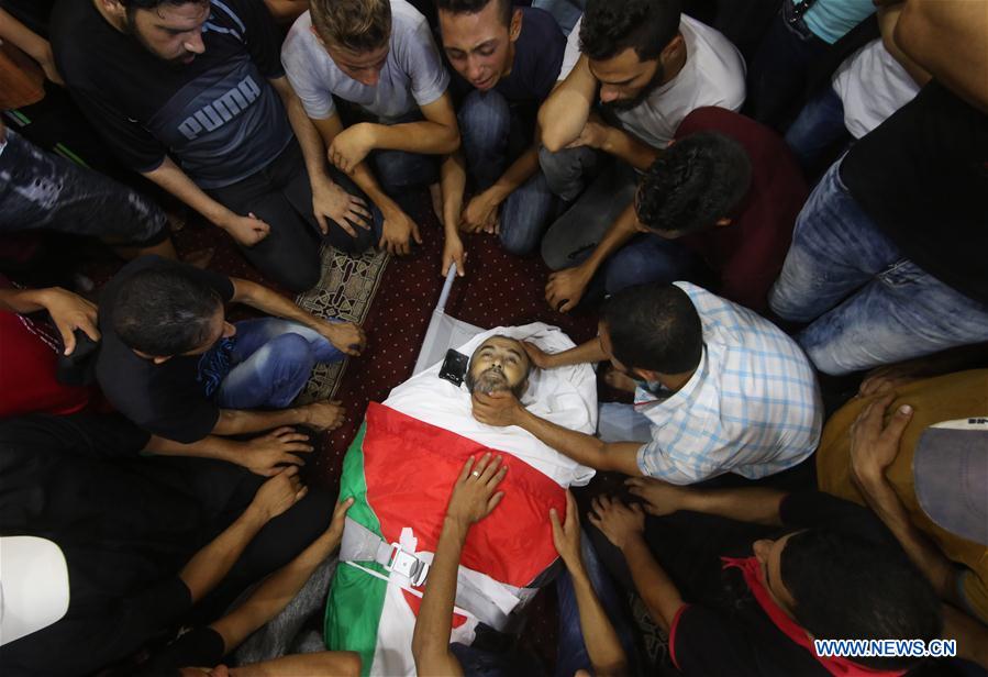 MIDEAST-GAZA-FUNERAL