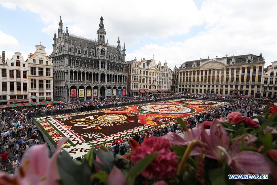 BELGIUM-BRUSSELS-FLOWER CARPET 2018