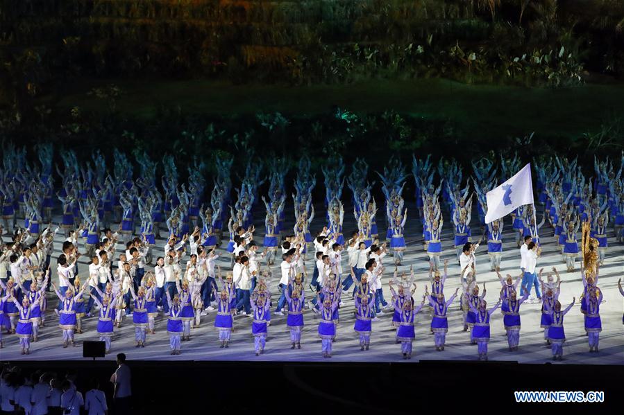 (SP)INDONESIA-JAKARTA-ASIAN GAMES-OPENING CEREMONY