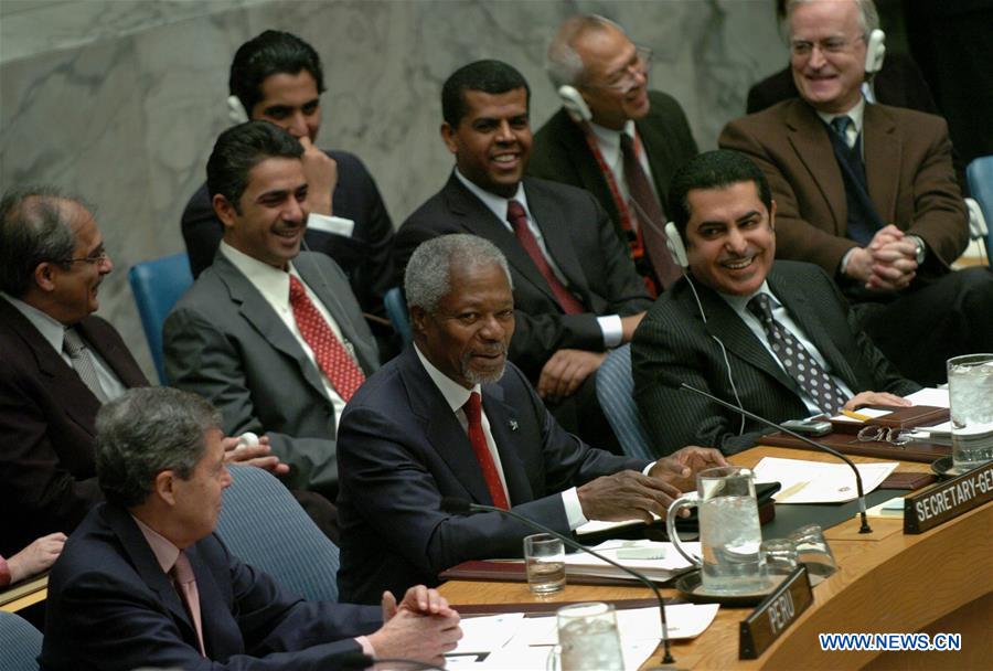 UN-KOFI ANNAN-PASS AWAY