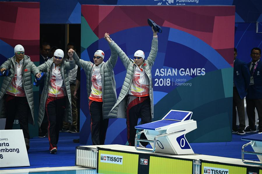 (SP)INDONESIA-JAKARTA-ASIAN GAMES-SWIMMING