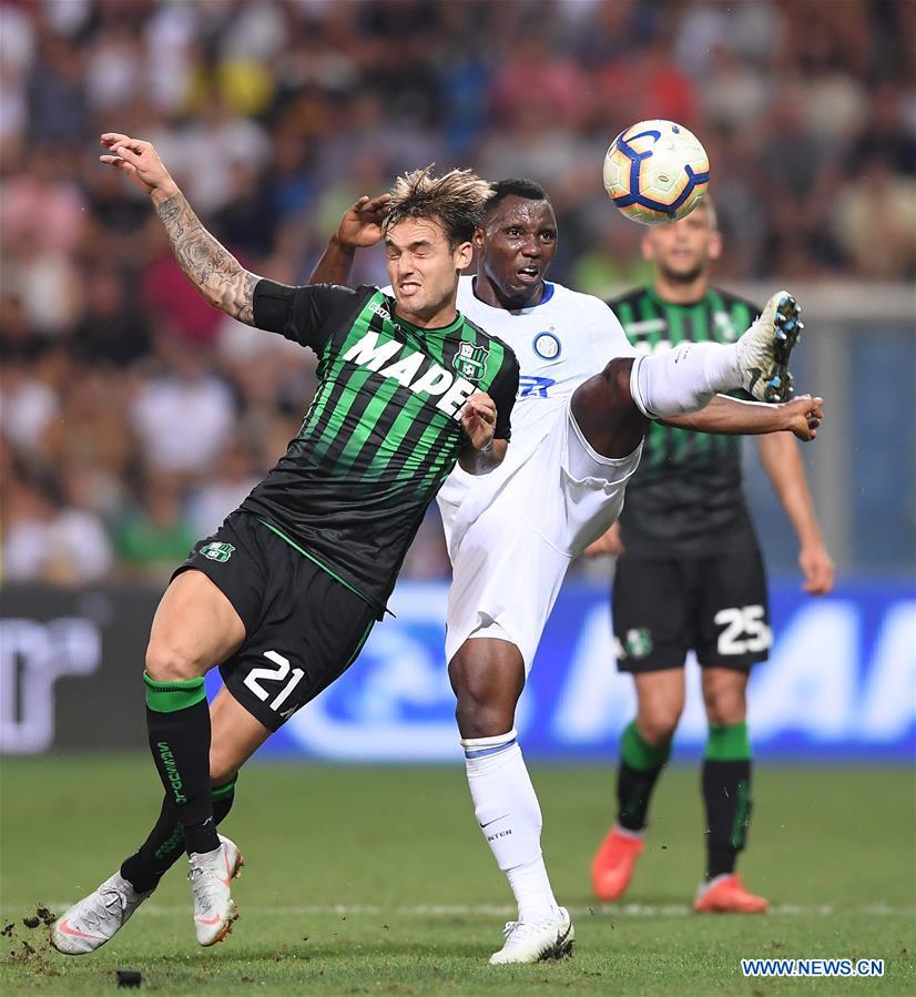 (SP)ITALY-REGGIO EMILIA-SOCCER-SERIE A-INTER MILAN VS SASSUOLO