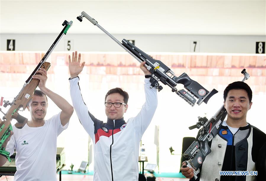 (SP)INDONESIA-PALEMBANG-ASIAN GAMES-SHOOTING-300M STANDARD RIFLE MEN