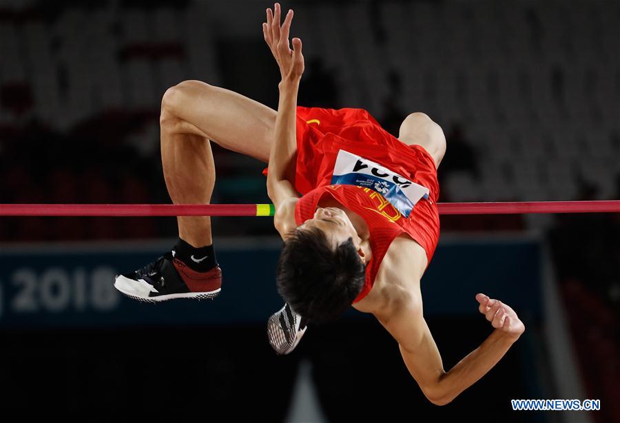 (SP)INDONESIA-JAKARTA-ASIAN GAMES-ATHLETICS-MEN'S HIGH JUMP