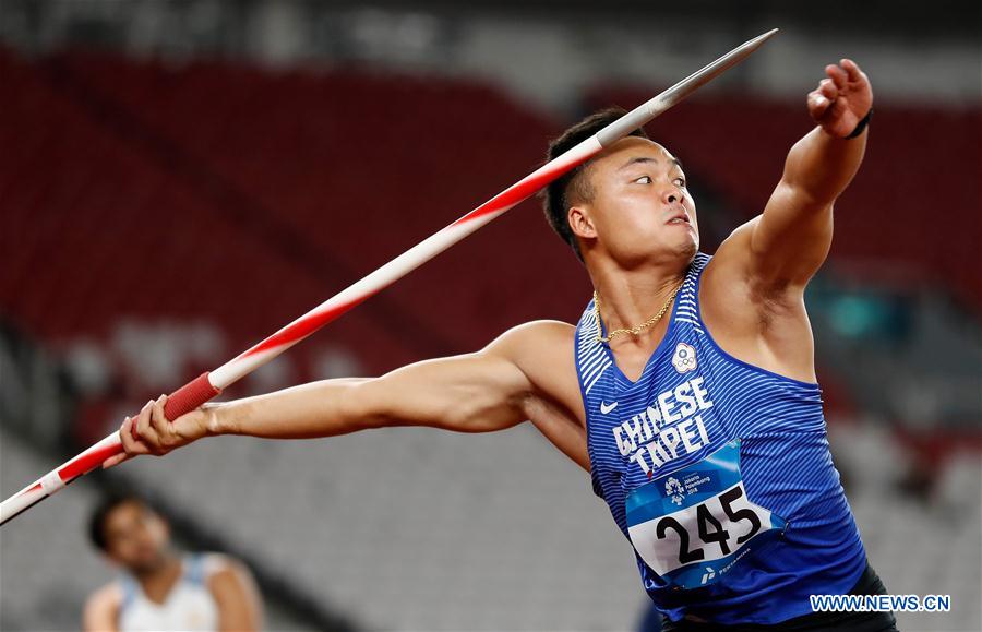 (SP)INDONESIA-JAKARTA-ASIAN GAMES-ATHLETICS-MEN'S JAVELIN THROW FINAL