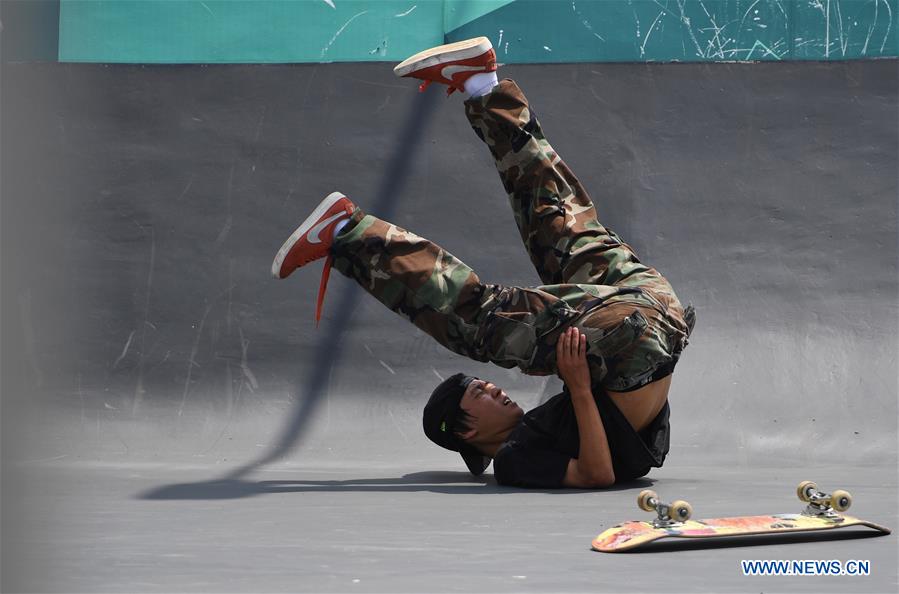 (SP)INDONESIA-PALEMBANG-ASIAN GAMES-SKATEBOARD