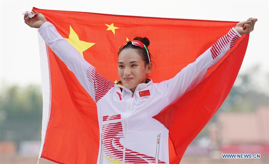 (SP)INDONESIA-PALEMBANG-ASIAN GAMES-WOMEN'S KAYAK SINGLE 500M