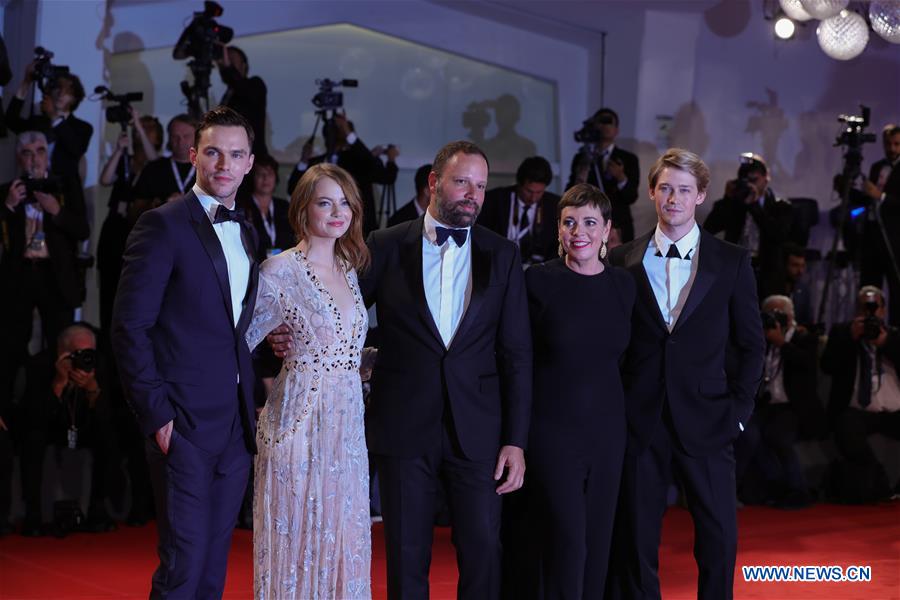 ITALY-VENICE-FILM FESTIVAL-"THE FAVOURITE"-PREMIERE