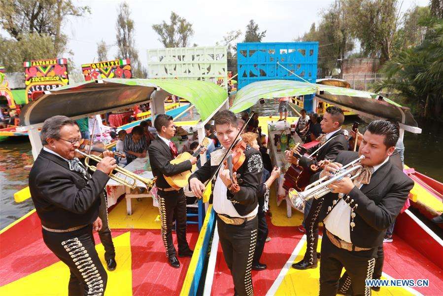 MEXICO-MEXICO CITY-XOCHIMILCO-TRAJINERAS