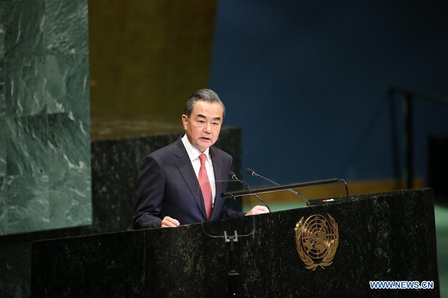 UN-73RD GENERAL ASSEMBLY-GENERAL DEBATE-CHINA-WANG YI