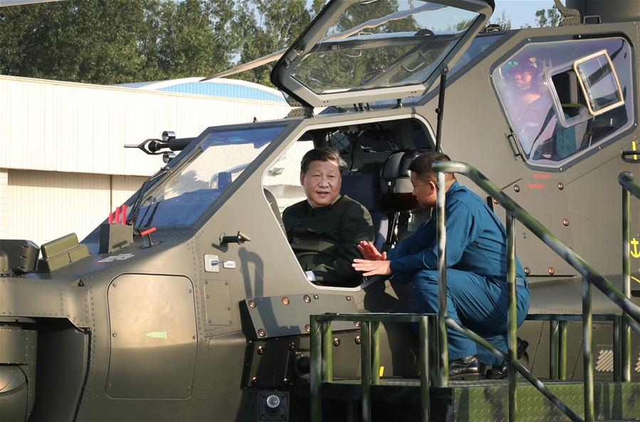 CHINA-MILITARY-XI JINPING-INSPECTION (CN)