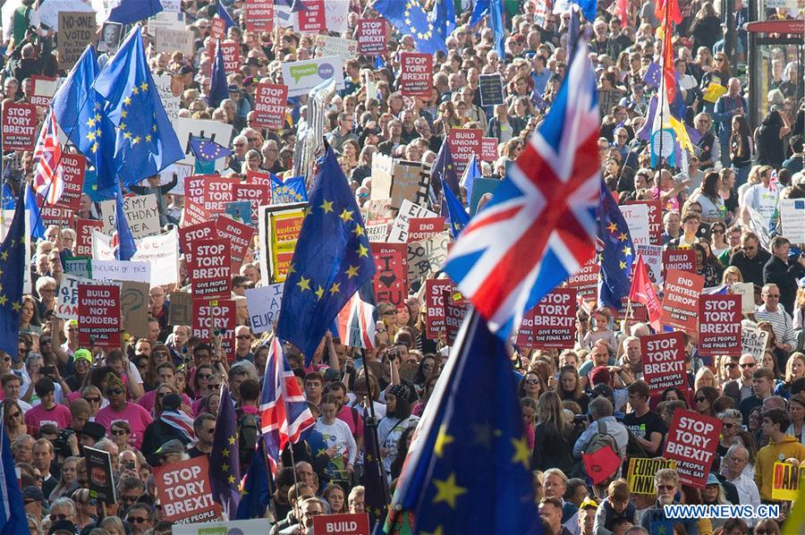 BRITAIN-LONDON-BREXIT VOTE-DEMONSTRATION