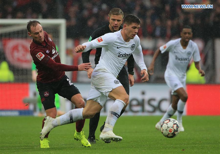 (SP)GERMANY-NURNBERG-SOCCER-BUNDESLIGA-NURNBERG VS FRANKFURT