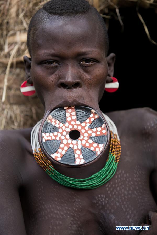 ETHIOPIA-SOUTHERN REGIONAL STATE-PRIMITIVE TRIBE-MURSI