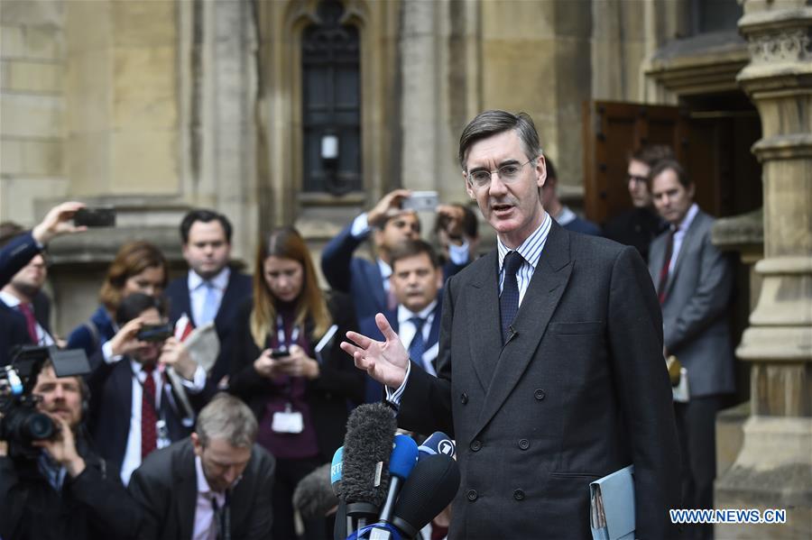 BRITAIN-LONDON-MP-JACOB REES-MOGG-STATEMENT