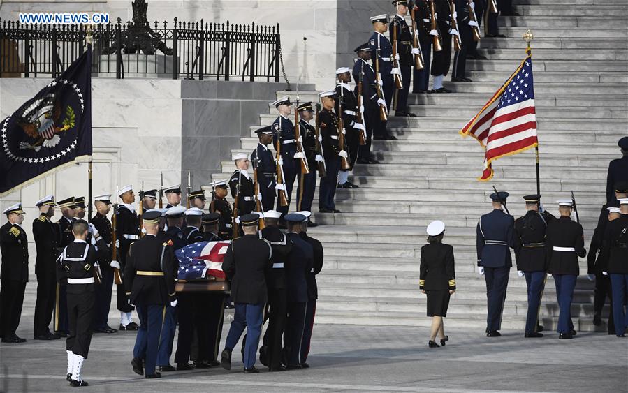 U.S.-WASHINGTON D.C.-GEORGE H.W. BUSH-LYING IN STATE